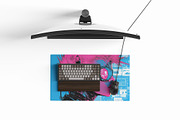 Desk mat mockup 6 PSD fully editable, a Household Mockup by GraphicVil (Thumbnail 7 of 9)