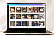 Bright Christmas Instagram Templates, a Social Media Template by InstaDesignPro (Thumbnail 4 of 10)