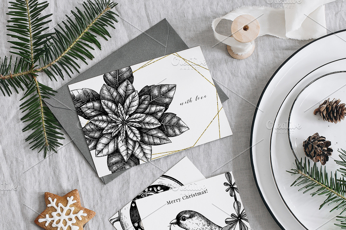 Christmas Elements. Winter Bundle, a Seasonal Illustration by Yevheniia (Photo 10 of 10)