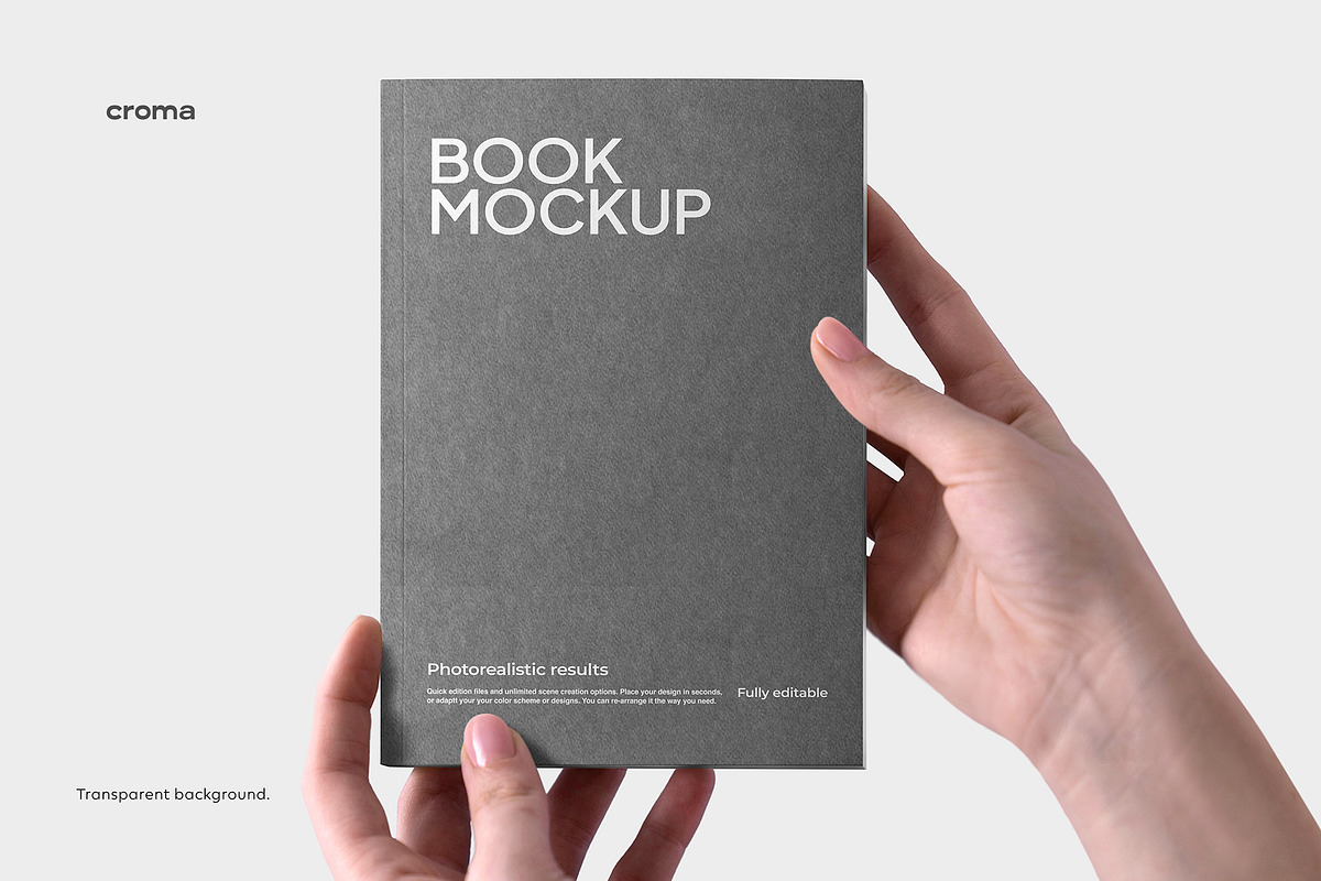Book Mockups, a Books & Magazine Mockup by Croma Studio (Photo 1 of 4)