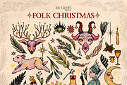 Folk Christmas Ancient Winter Tales, a Seasonal Illustration by Ink Stories (Thumbnail 2 of 12)
