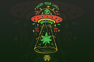 The Weed Abduction by Alien