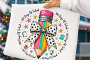 Preppy 100 Days of School PNG Bundle, a Transportation Illustration by SinaCreation (Thumbnail 4 of 7)