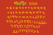 Thunky - Chunky Retro Typeface, a Serif Font by Pandeka Studio (Thumbnail 12 of 13)