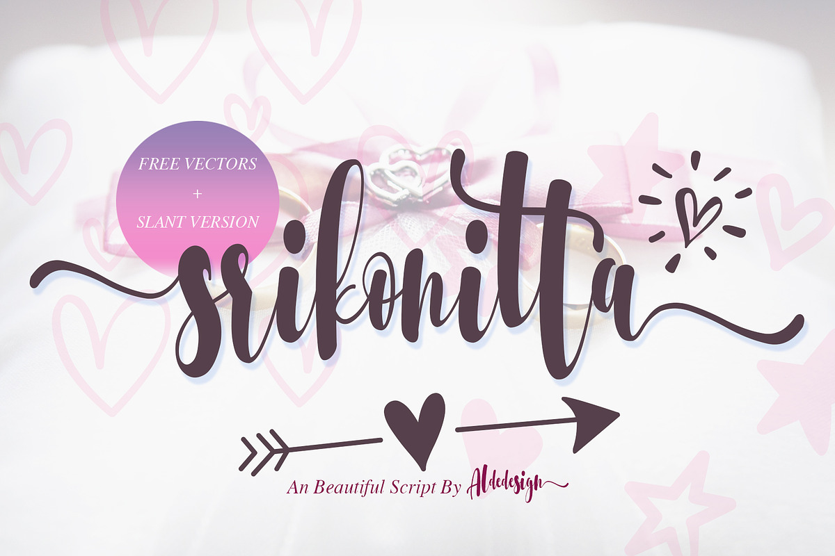 Srikonitta Script + Free Vectors