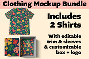 6 Piece Clothing Mockup Bundle, a Shirt Mockup by Carrie Cantwell (Thumbnail 3 of 5)