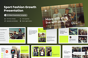 Sport Fashion Growth PowerPoint, a Presentation Template by SLAB! Design (Thumbnail 1 of 6)