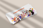 People celebrating birthday party, a Person Illustration by Good Studio (Thumbnail 3 of 3)