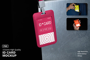 ID Card Mockup - VOL 2, a Product Mockup by Simetrica Labs