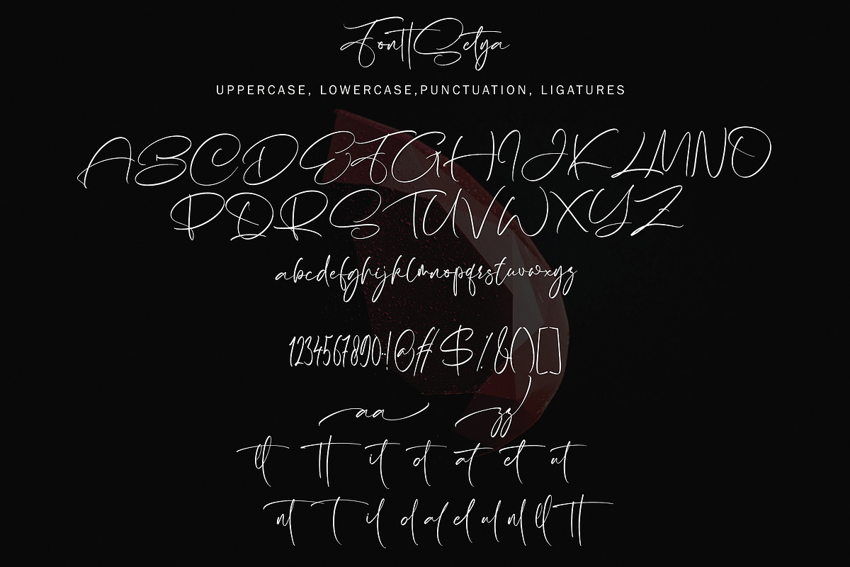FonttSetya Black Friday, a Script Font by pineungtype (Photo 8 of 8)