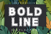 Bold Line Font, a Sans Serif Font by Fourteen Letter (Thumbnail 1 of 7)