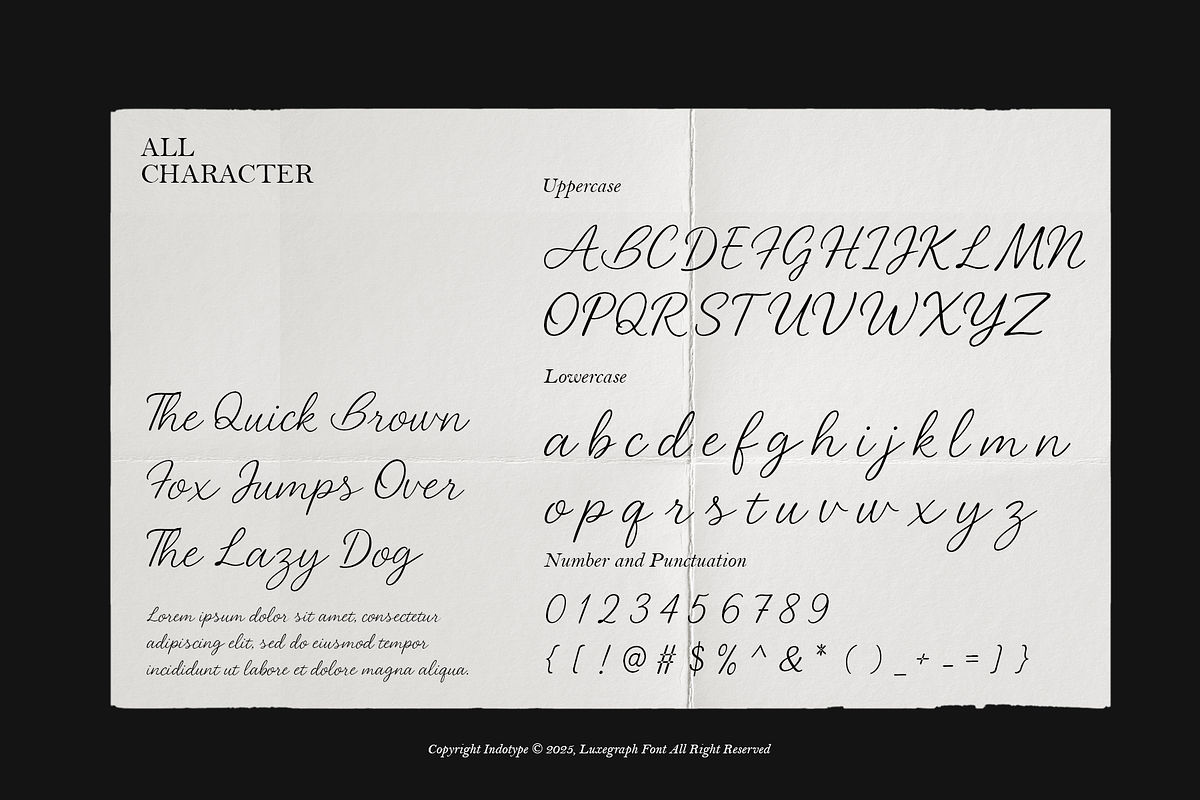 Luxegraph - Handrawn Signature Font, a Script Font by Indotype Foundry (Photo 5 of 10)
