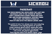 Unlimited Font, a Font by weknow (Thumbnail 6 of 8)