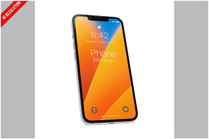 Cell Phone Urban Landscape Mockup, an iPhone Mockup by Bruno's Shop