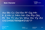 Gltp Starion Ultra Expanded, a Sans Serif Font by Glowtype (Thumbnail 7 of 7)