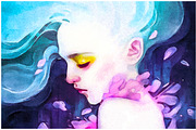 Lovely Watercolor Effect Actions PS, an Action Add-On by ShutterPro (Thumbnail 49 of 71)