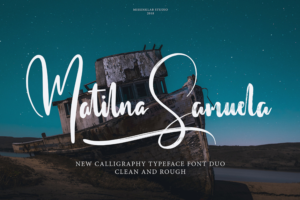 Matilna Samuela Font Duo Black Frida