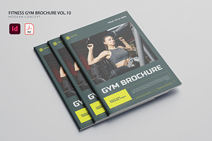 Fitness Gym Brochure Vol.10, a Brochure Template by Bewalrus Studio
