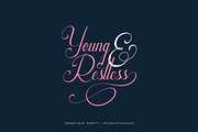 Ornatique script - 4 fonts, a Script Font by VP Fonts (Thumbnail 11 of 15)