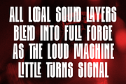 Kalina - Ultra Condensed Font, a Sans Serif Font by Say Studio (Thumbnail 6 of 12)