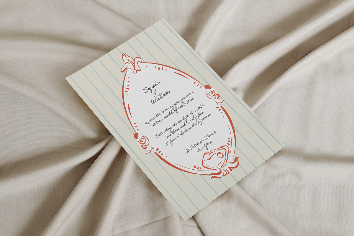 Whimsical Frames Hand Drawn Line Art, a Decorative Illustration by Berentine.art (Photo 7 of 14)