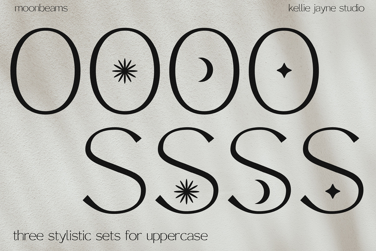 Moonbeams Sans Serif, a Sans Serif Font by Kellie Jayne Studio (Photo 11 of 14)