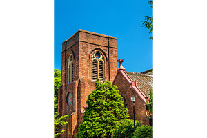 St. Agnes Cathedral, a Christian church in Kyoto, an Architecture Photo by Leonid Andronov