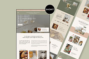 Wellness Showit Website Template, a Websites & App Template by Field Digital (Thumbnail 1 of 10)