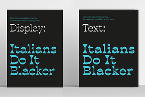 Blackest - 8 Fonts