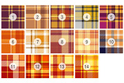 #182 Golden Plaids, a Pattern Graphic by Plaid4You (Thumbnail 2 of 5)