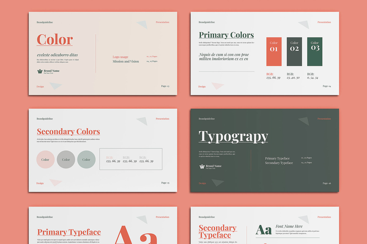 Brand Guideline Presentation preview 4
