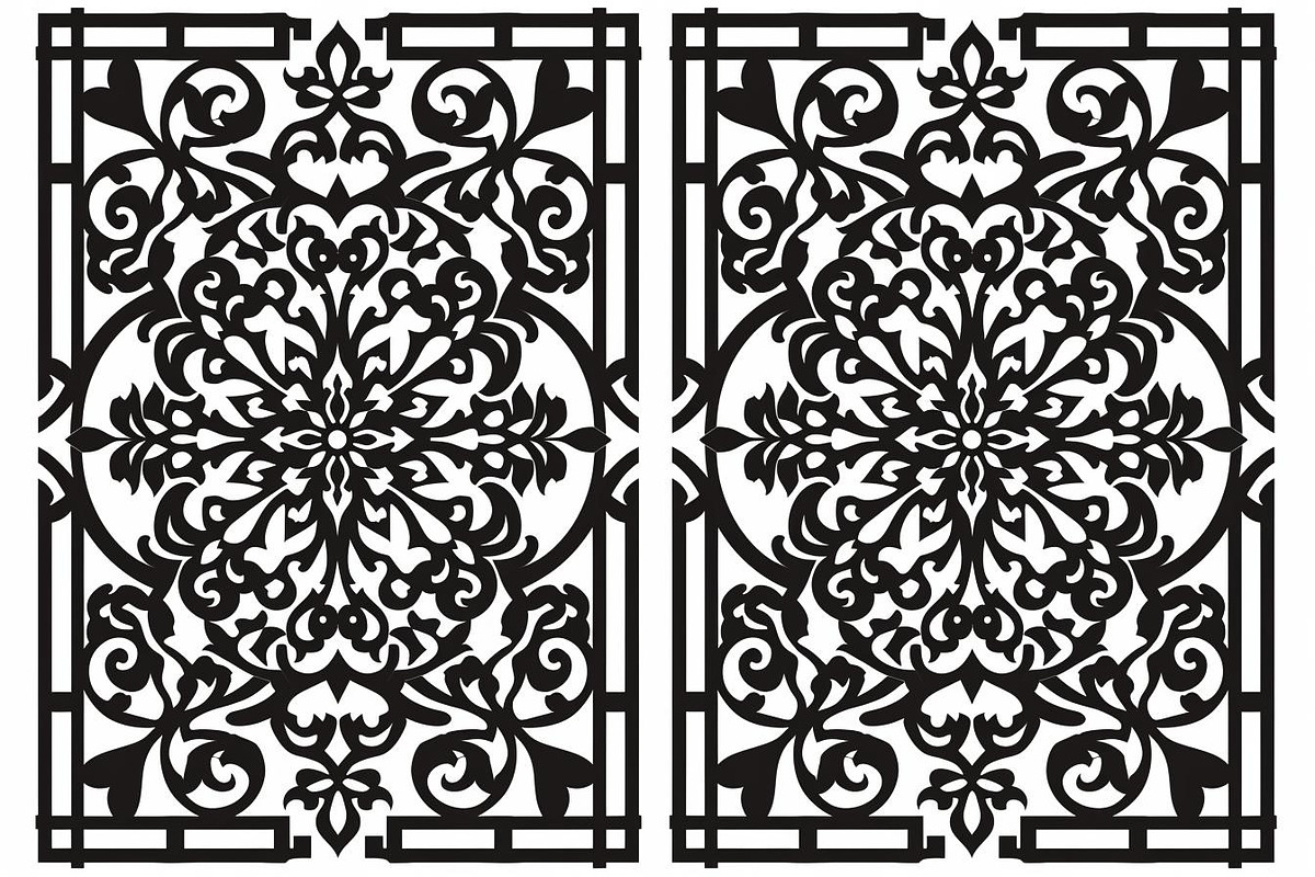 Ornamental Laser Cut Silhouettes, an Illustration by BIPLOB EXPERT (Photo 6 of 9)