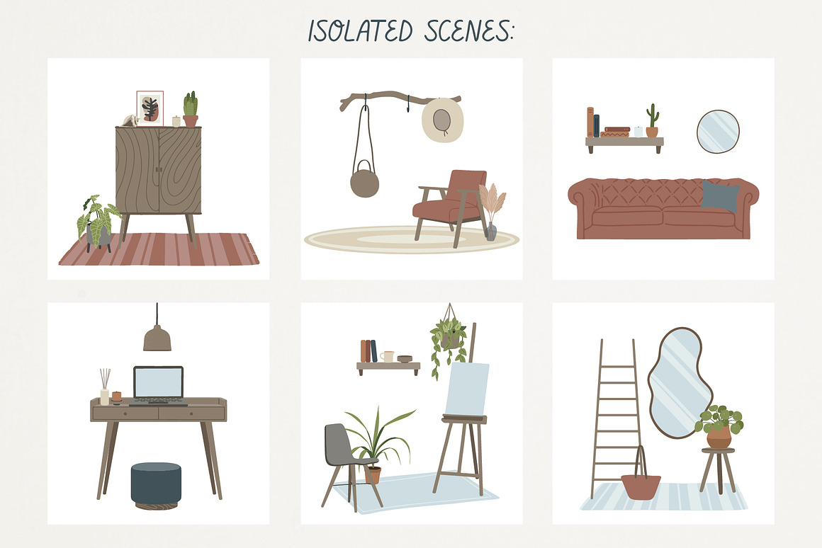 LIVING ROOM INTERIOR CREATOR & decor, an Animal Illustration by Alina Mubarak (Photo 6 of 7)