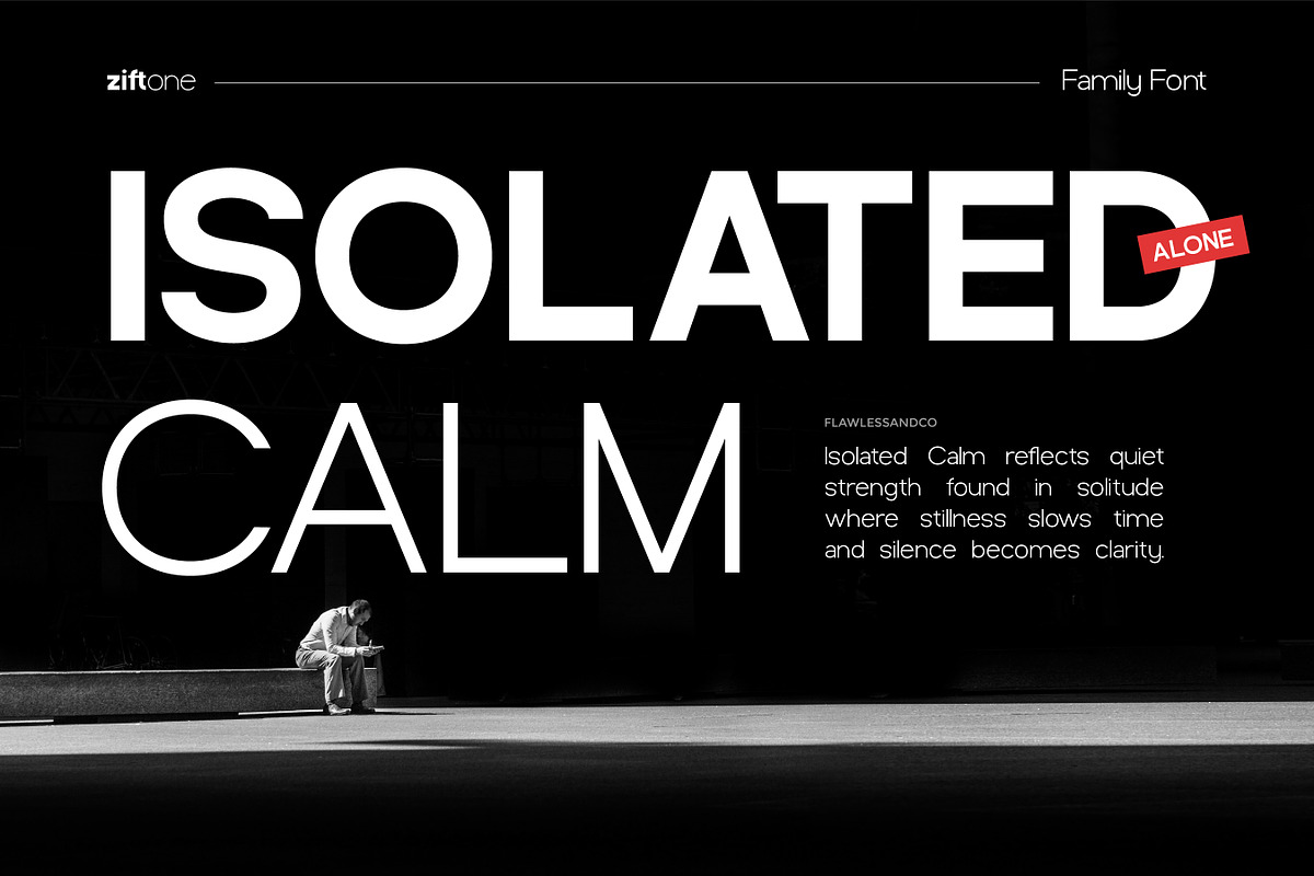 Ziftone - Minimalist Sans Serif Font, a Sans Serif Font by Flawless And Co (Photo 3 of 10)