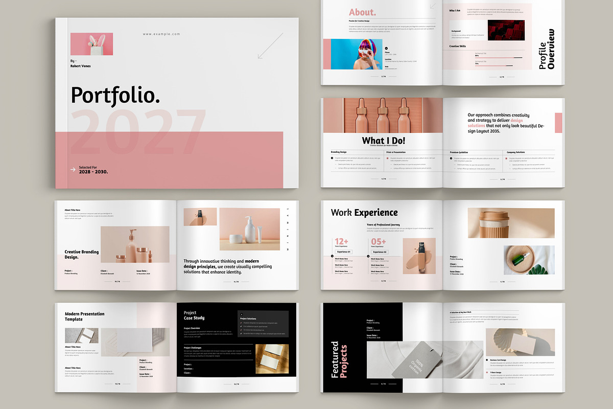 Portfolio Landscape Template, a Brochure Template by Pixelpick (Photo 1 of 9)