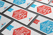 Christmas Card, a Card Template by www.lemongraphic.design (Thumbnail 1 of 4)