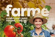 Organic Farming Flyer Template, a Flyer Template by grafilker (Thumbnail 2 of 2)