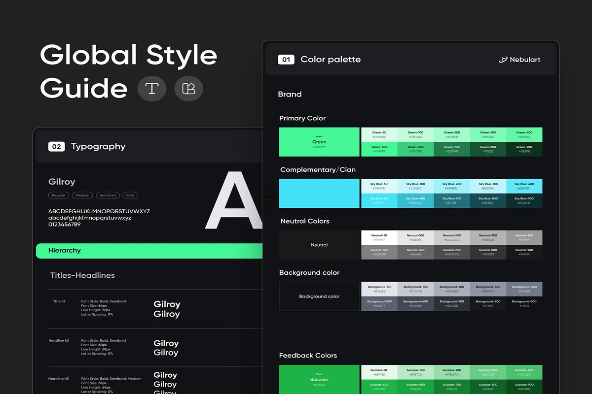Nebulart - AI Art Generator App, an UI Kit Template by Creative Perspective (Photo 7 of 8)