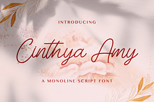 Cinthya Amy - Handwritten Font