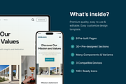 WorlGov - Organization Framer WebKit, a Landing Page Template by Agensip Design Agency (Thumbnail 4 of 10)