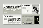 Creative Brief Campaign Presentation, a Presentation Template by E-Type (Thumbnail 2 of 5)