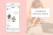 Instagram / Fashion Social Pack 2, a Social Media Template by Blossom (Thumbnail 4 of 6)