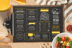 FREE! Trifold Restaurant Menu