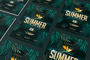 Summer Beach Party, a Flyer Template by Corrella Design (Thumbnail 3 of 3)