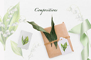 Lily of the valley watercolor, an Object Illustration by Navenzeles (Thumbnail 2 of 10)