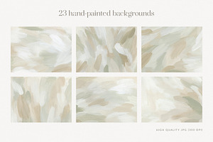 Earthy Abstract Painted Backgrounds