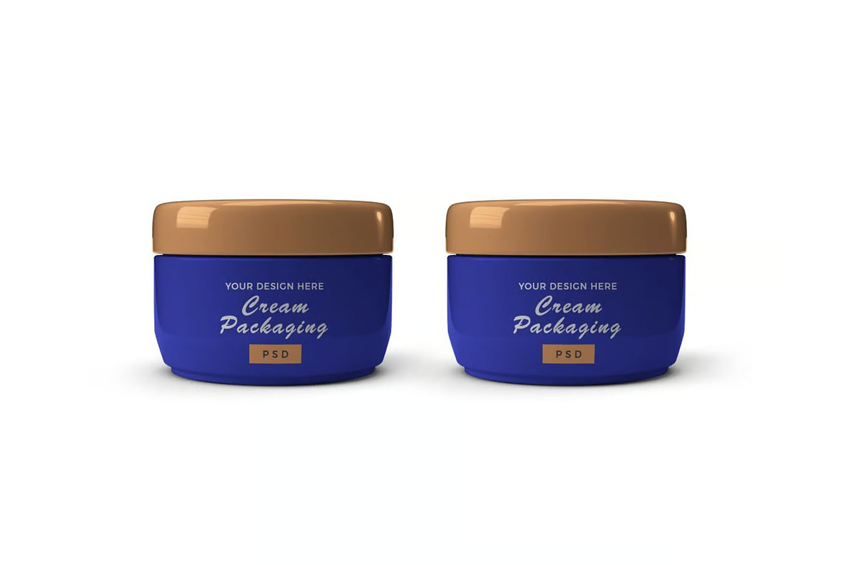 Cosmetic Cream Jar Mockup Template, a Packaging Mockup by DesignRushMarket (Photo 11 of 11)