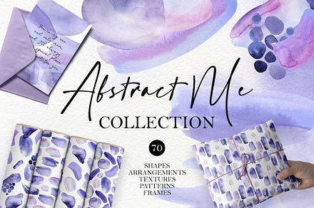 Abstract Me Watercolor Collection