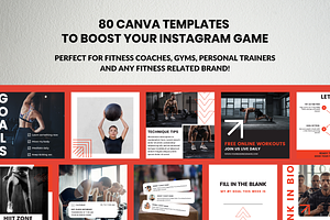 Fitness Canva Instagram Template