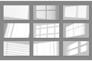 Realistic wall with gobo shadow, an Object Illustration by winwin.art